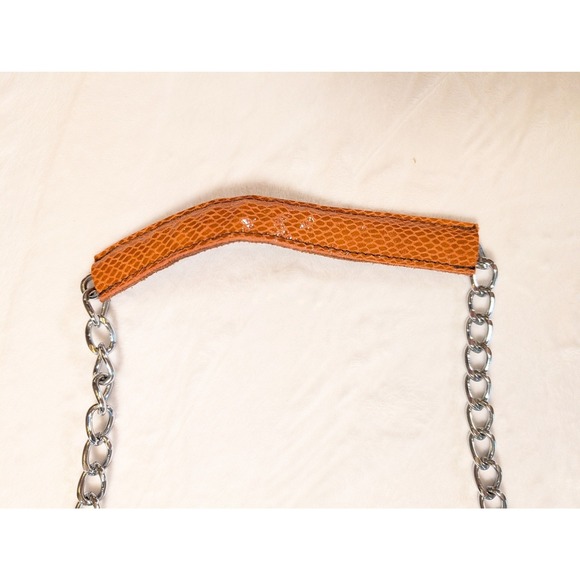 Segater VTG 3D Multicolor Patchwork Leather Floral Shoulder Bag Chain (2 straps) - Picture 5 of 16